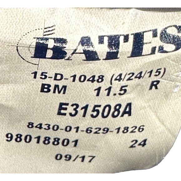 Bates E31508A Men’s Vibram Gore-Tex Black Combat Boot BM 11 R BM NIB - Picture 6 of 16